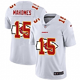 Nike Chiefs 15 Patrick Mahomes White Shadow Logo Limited Jersey Yhua,baseball caps,new era cap wholesale,wholesale hats